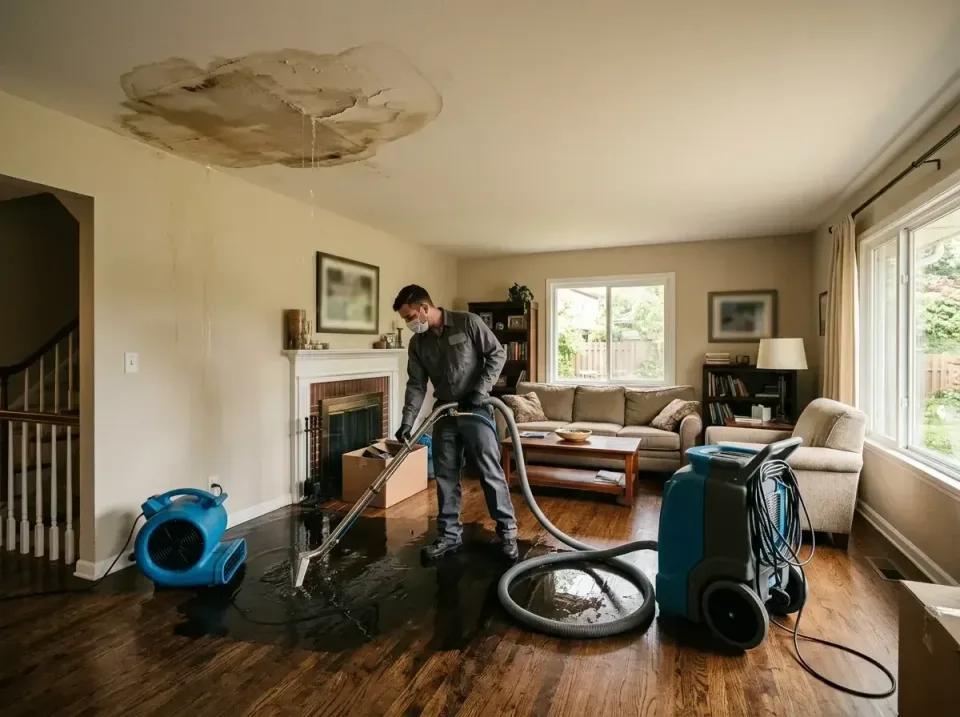 attic-pipe-burst-ceiling-drip-008 — frequently asked questions, Water Damage Restoration & Carpet Care in Waterloo, WI